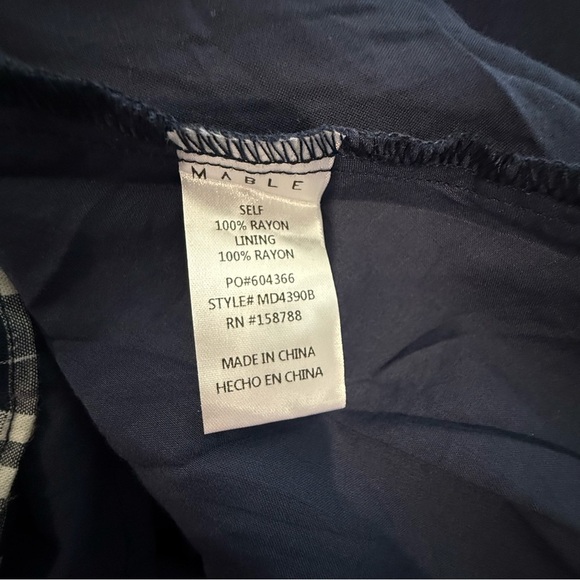 Mable Tiered Midi Dress Ruffle Sleeve Size Small EUC - Picture 9 of 9